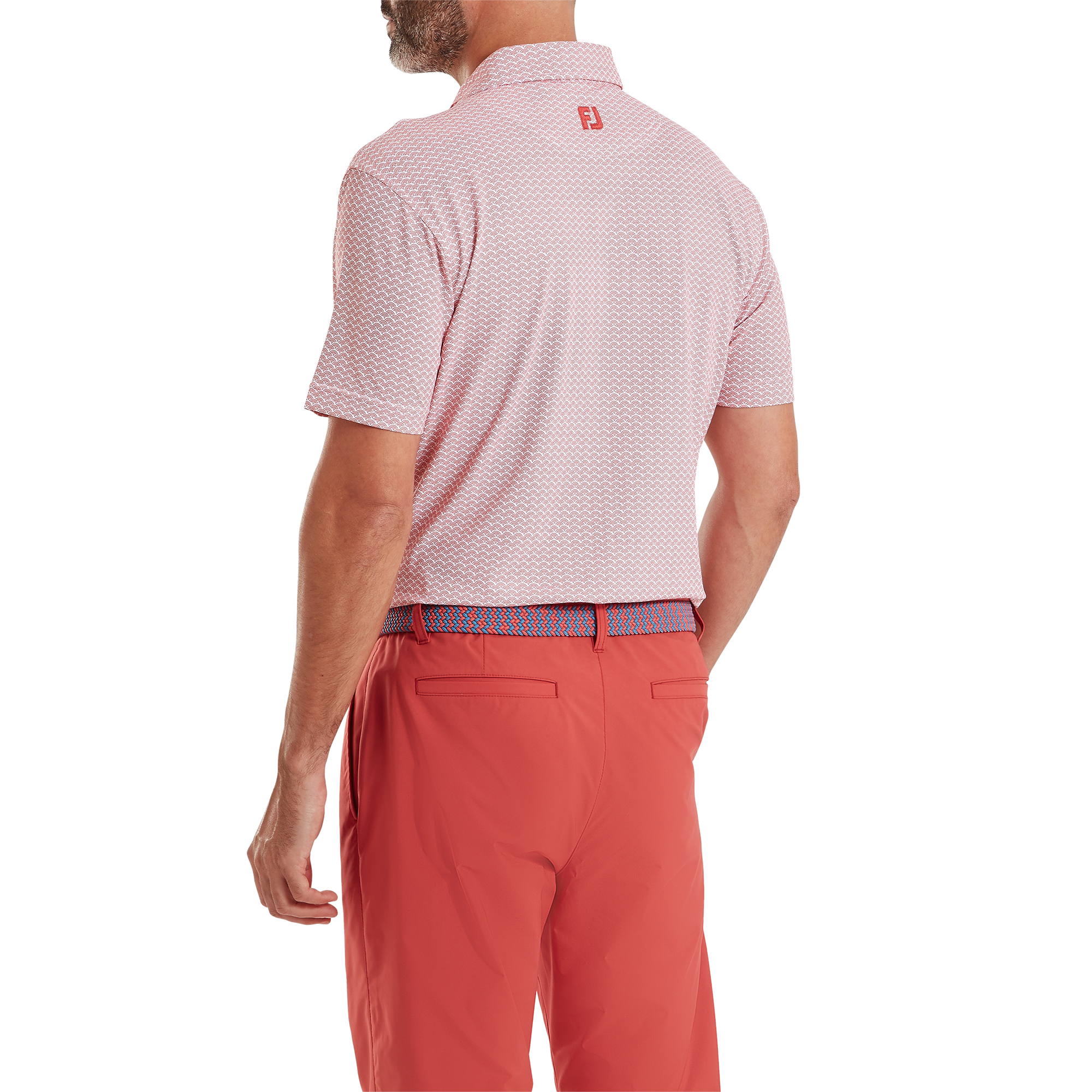 Polo piqu&eacute; imprim&eacute; coquillage