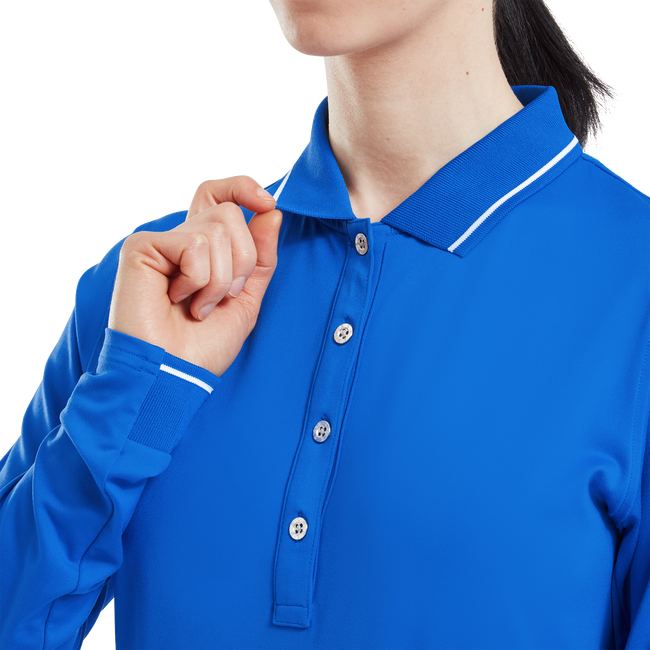 Polo à manches longues thermique pour femme