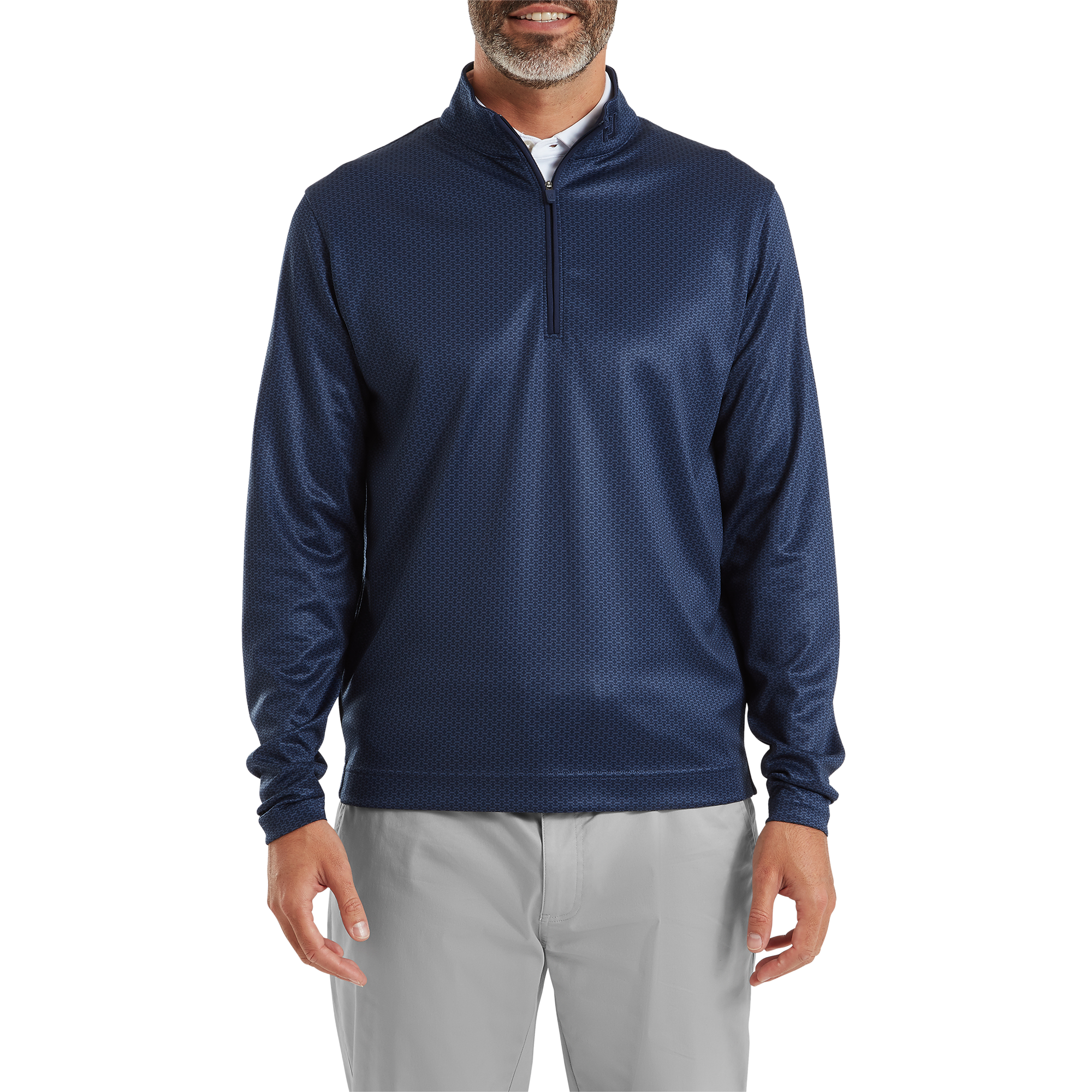 Pullover Chill-Out imprim&eacute; drapeau nautique FJ ton sur ton