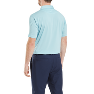 Polo en fil d'Ecosse à micro rayures