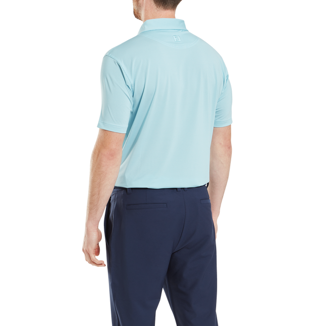 Polo en fil d'Ecosse à micro rayures