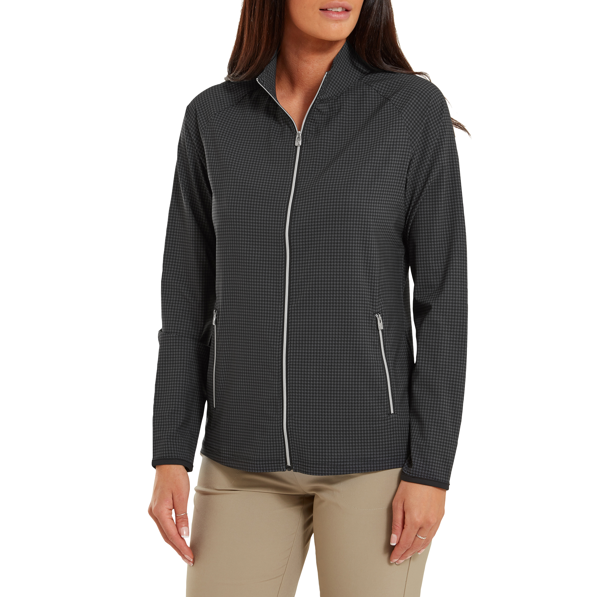 Veste Full-Zip imprim&eacute; Pied-de-poule