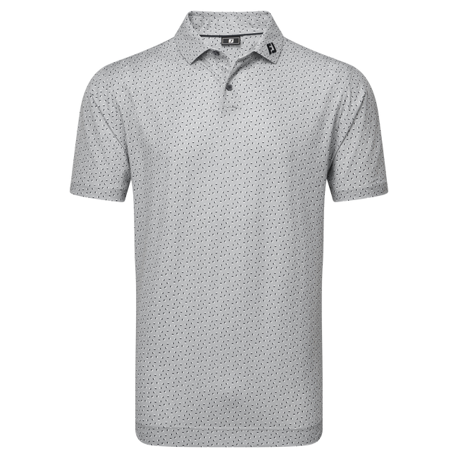 Polo piqué imprimé gélule