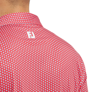 Polo en fil d'Ecosse imprimé pied de poule