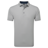 Polo en fil d'Ecosse imprimé points