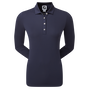 Polo en jersey manches longues protection solaire