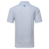 Polo en fil d'Ecosse imprimé grillage