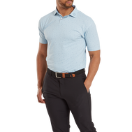 Polo piqué avec texture Tweed