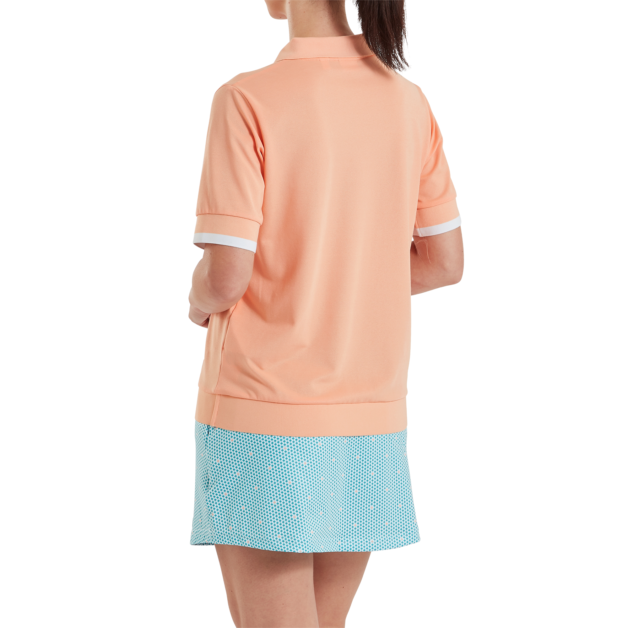 Polo en maille textur&eacute;e