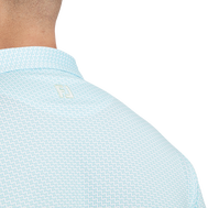 Polo en fil d'Ecosse imprimé pied de poule