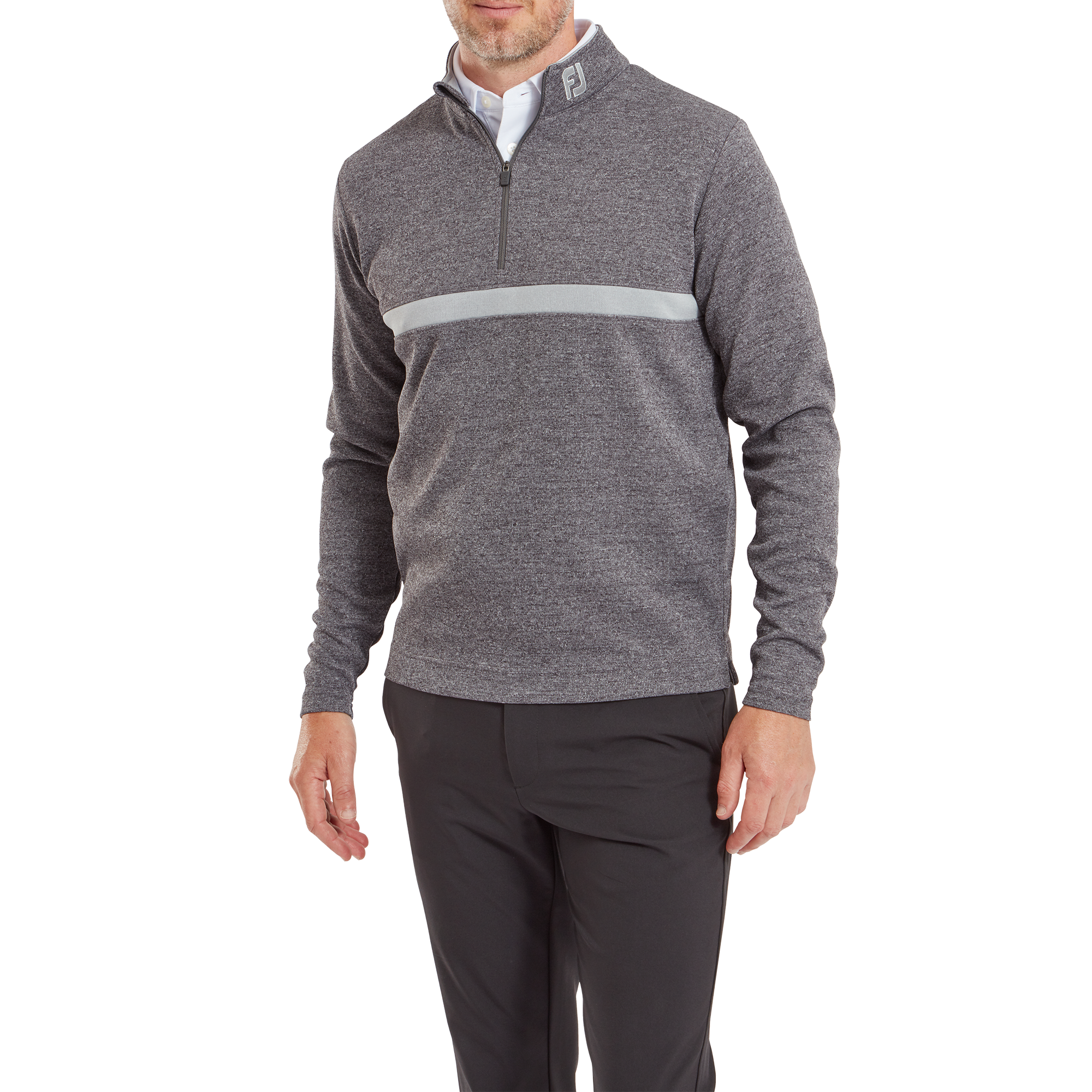 Pullover Chill-Out avec bande sur poitrine incrust&eacute;e