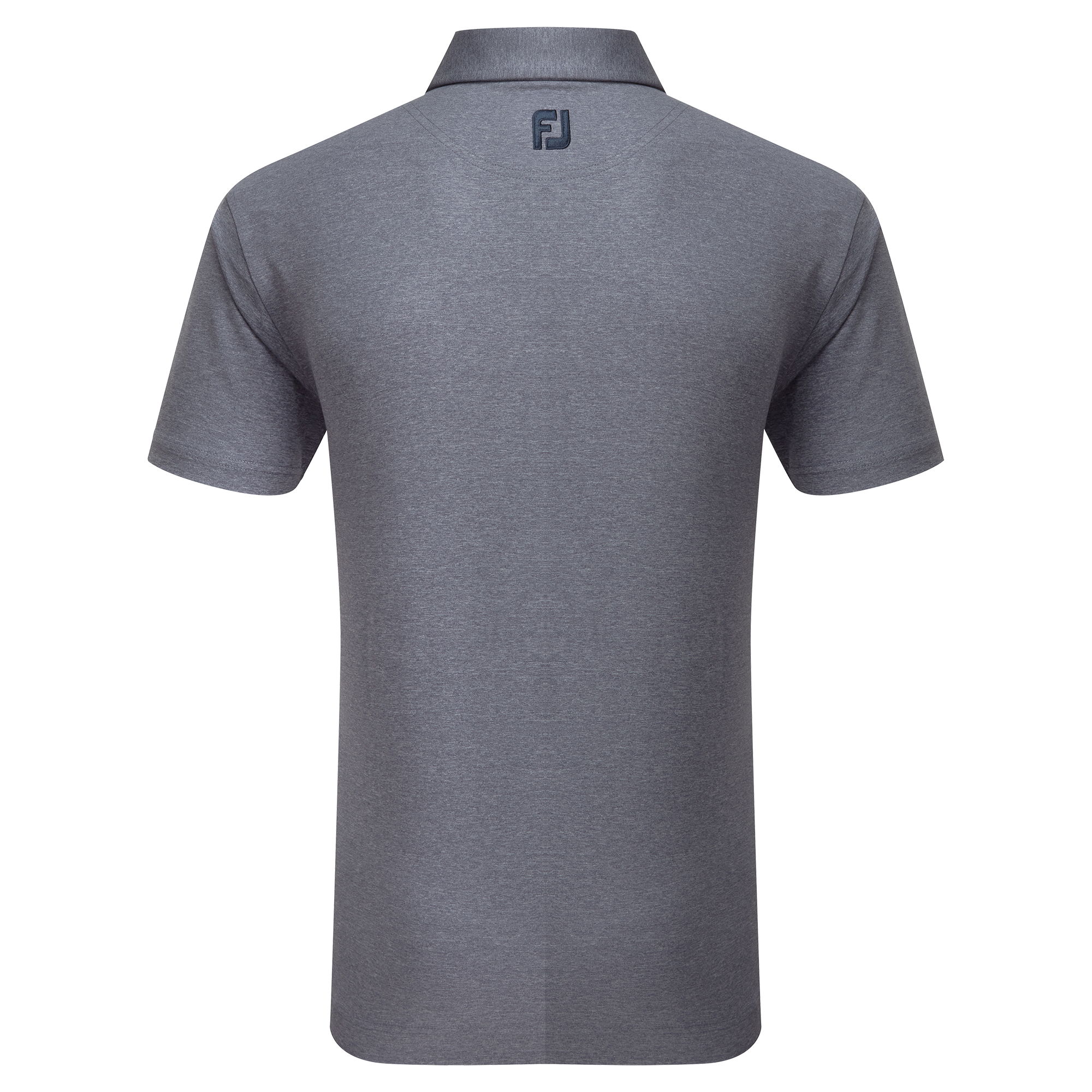 Polo chin&eacute; uni en fil d'Ecosse