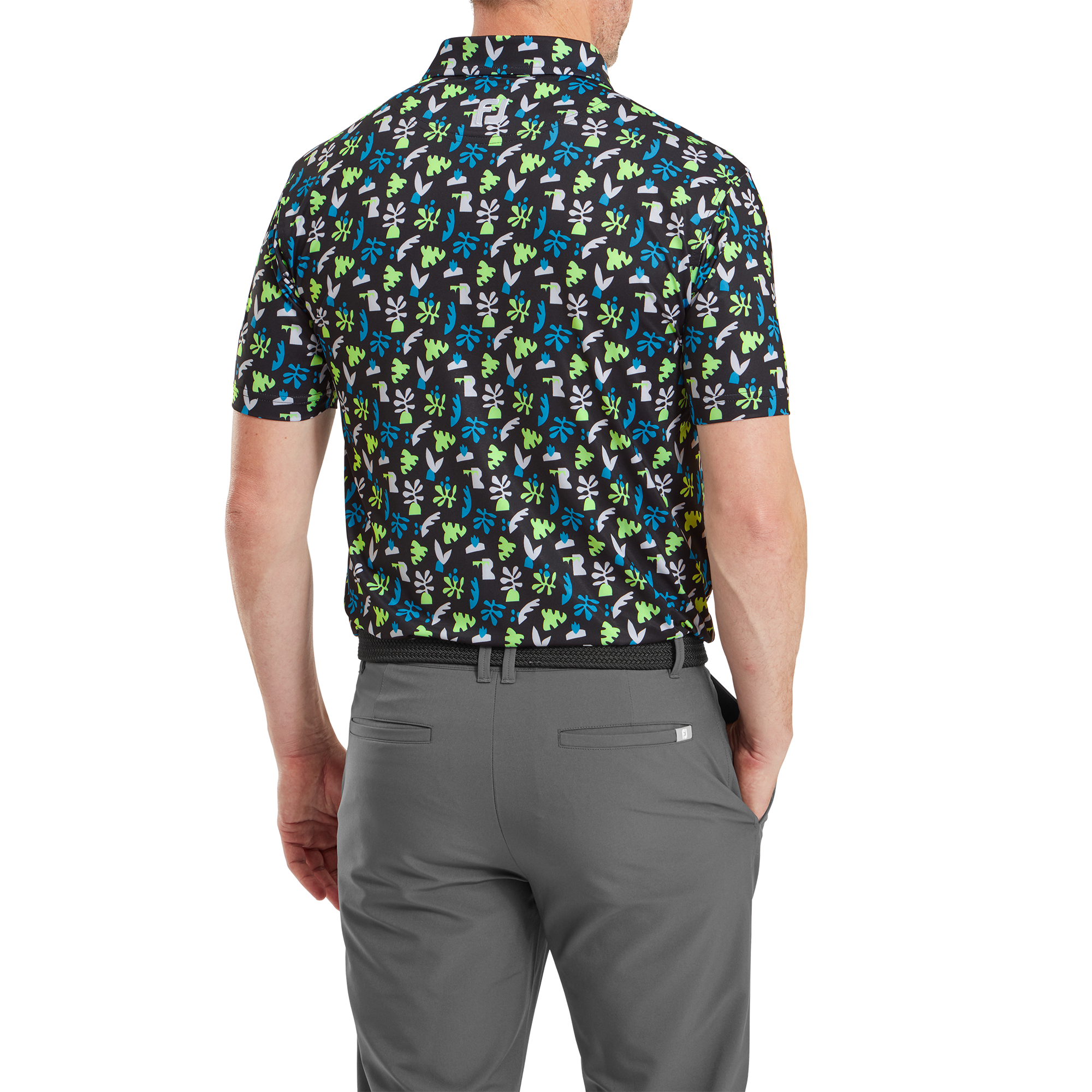 Polo imprim&eacute; Feuilles