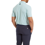 Polo piqué avec texture Tweed