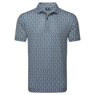 Polo en fil d'Ecosse impression florale