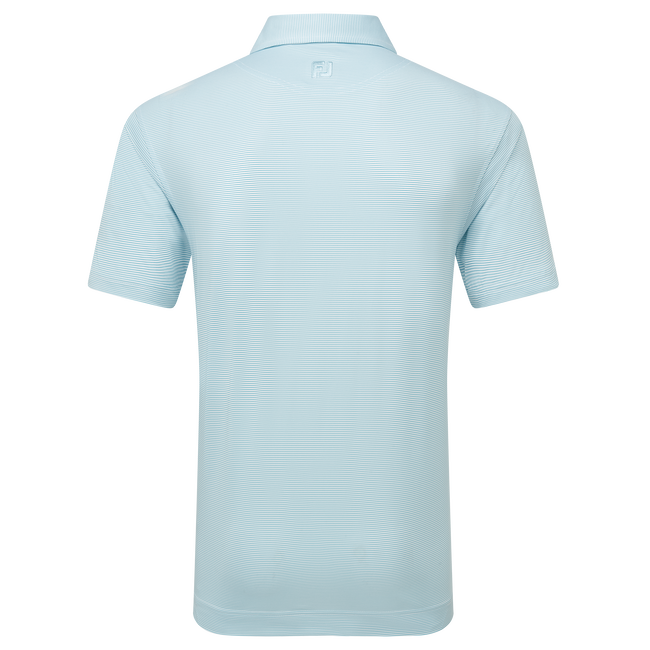 Polo en fil d'Ecosse à micro rayures