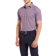 Polo  en fil d'Ecosse imprimé coquilles St Jacques