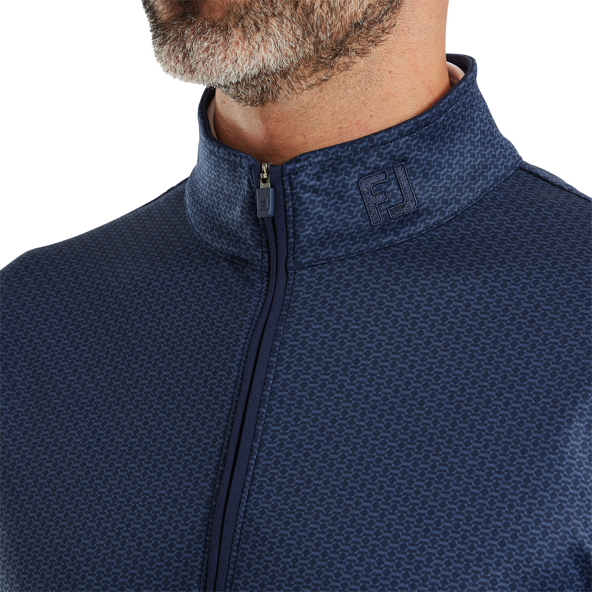 Pullover Chill-Out imprim&eacute; drapeau nautique FJ ton sur ton