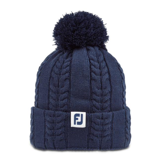 Women's Cable Knit Bobble