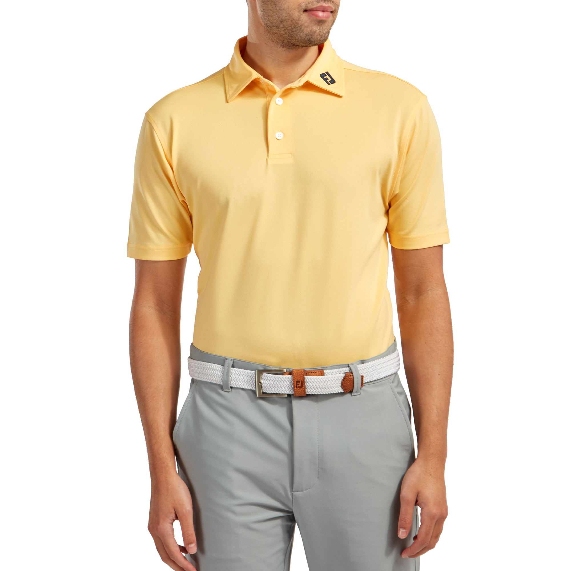 Polo stretch piqu&eacute; uni