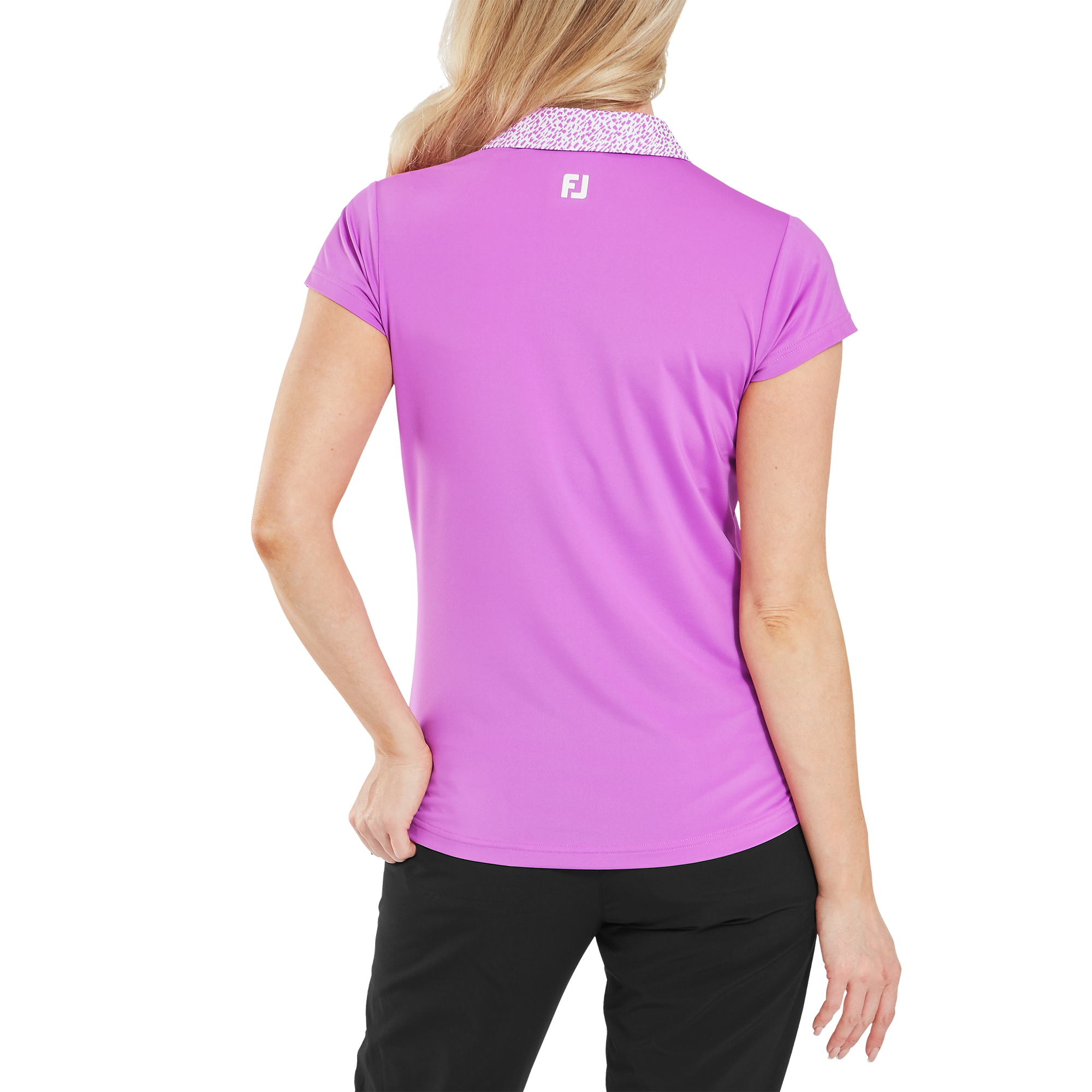 Polo en fil d'Ecosse &agrave; mancherons