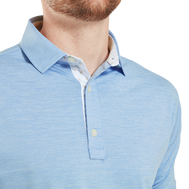 Polo en fil d'Ecosse impression chinée