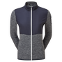 Pullover Full-Zip &agrave; motif Space Dye