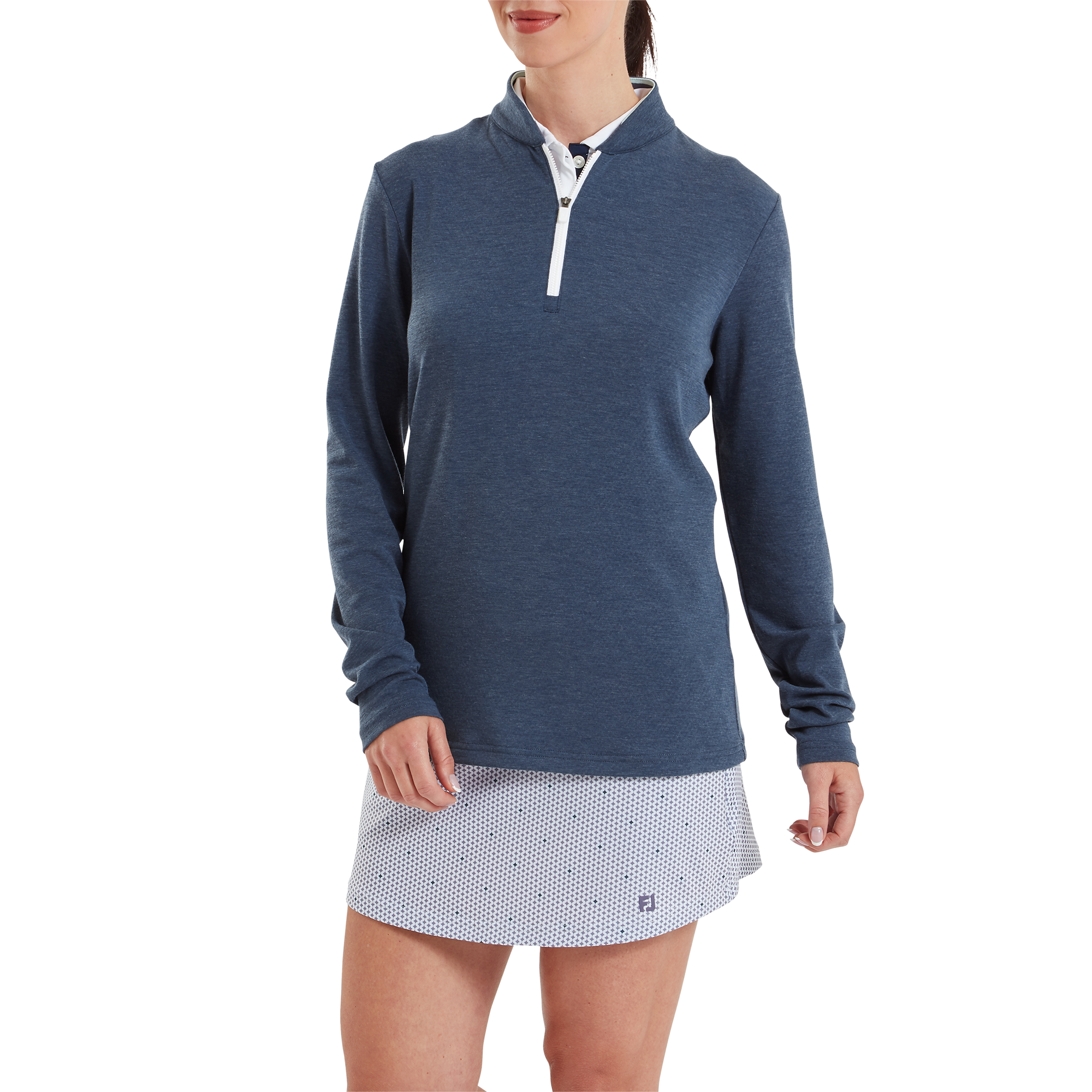 Pullover 1/4-Zip &agrave; col Blade