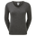 Wollmischpullover mit V-Kragen Damen