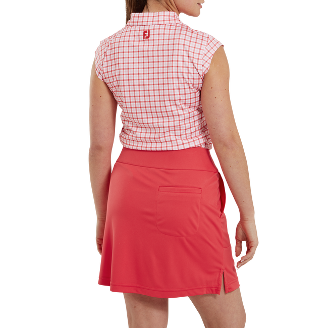 Jupe-Short avec ourlet imprimé Vichy