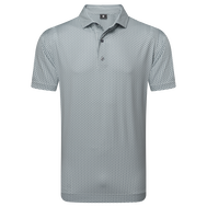 Polo en fil d'Ecosse imprimé pied de poule