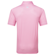 Polo en fil d'Ecosse imprimé Citron