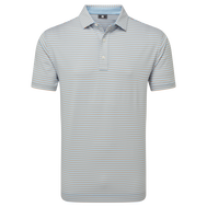 Polo en fil d'Ecosse à rayures