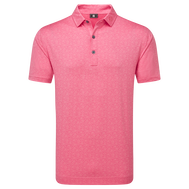 Polo en fil d'Ecosse impression florale