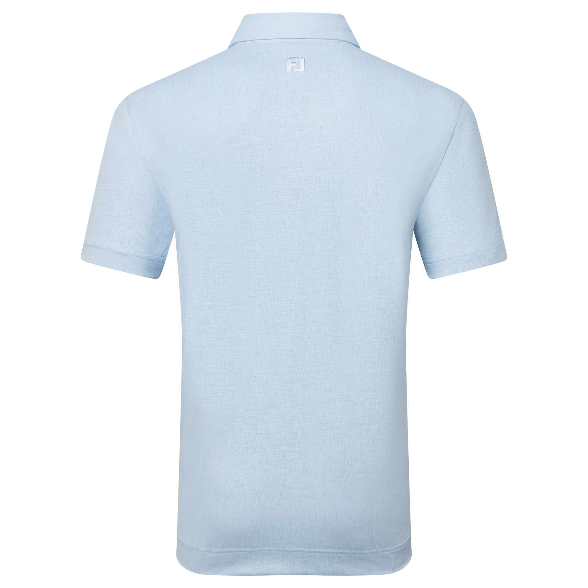 Polo en fil d'Ecosse impression textur&eacute;e