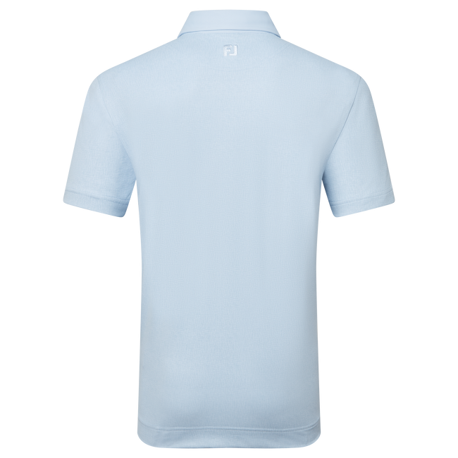 Polo en fil d'Ecosse impression texturée