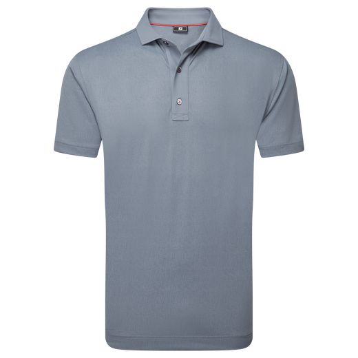 Polo en fil d&#39;Ecosse impression textur&eacute;e