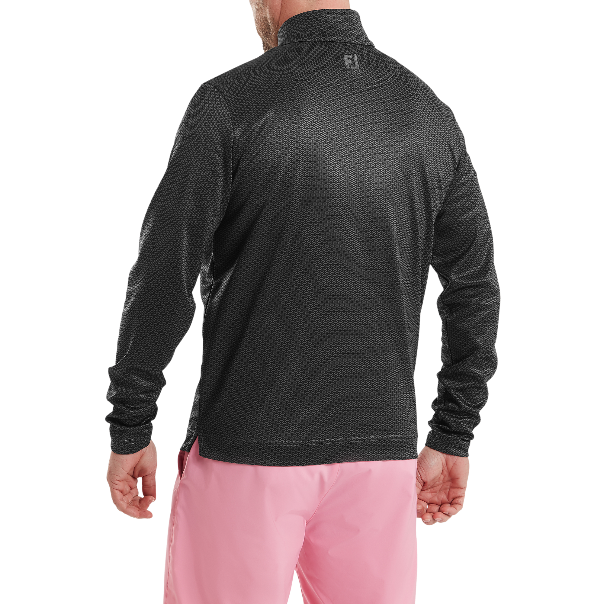 Pullover Chill-Out imprim&eacute; drapeau nautique FJ ton sur ton