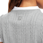 Pullover tricot col V sans manche pour femme