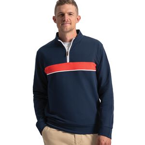 Veste de golf Footjoy pour homme, pull zippé et doublé, rouge Veste de golf Footjoy pour homme, pull zippé et doublé, rouge
