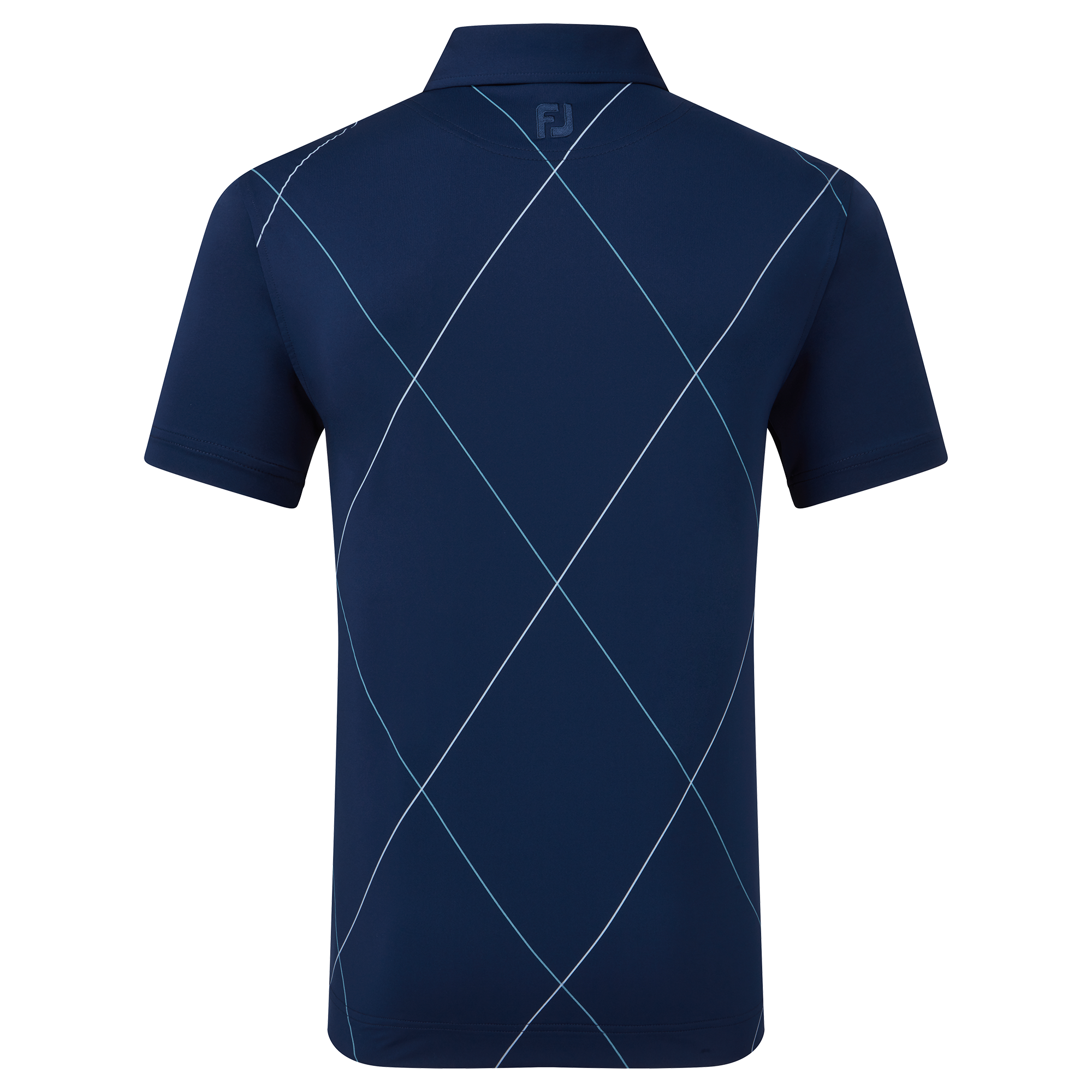 Polo imprim&eacute; Raker en fil d'Ecosse