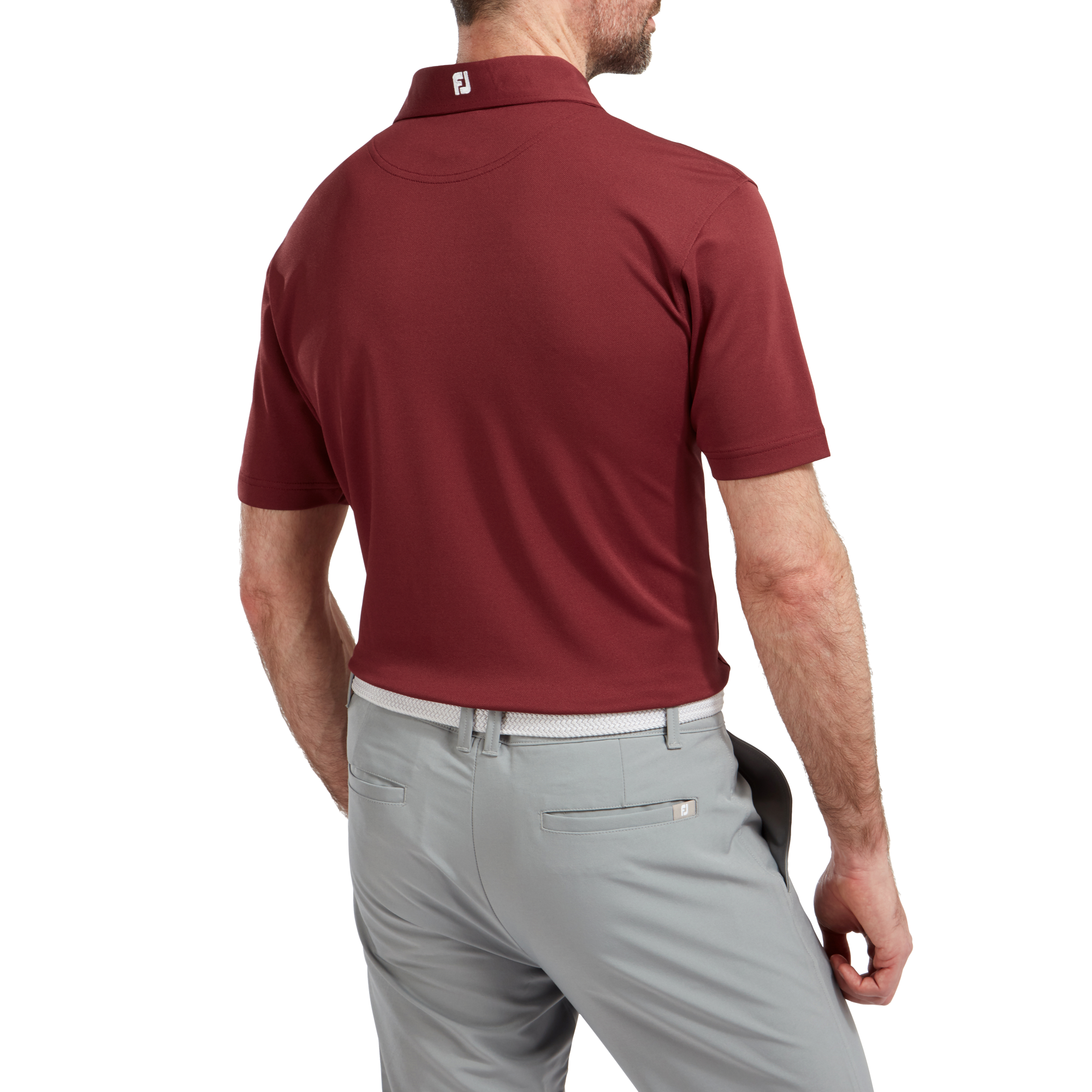 Polo stretch piqu&eacute; uni