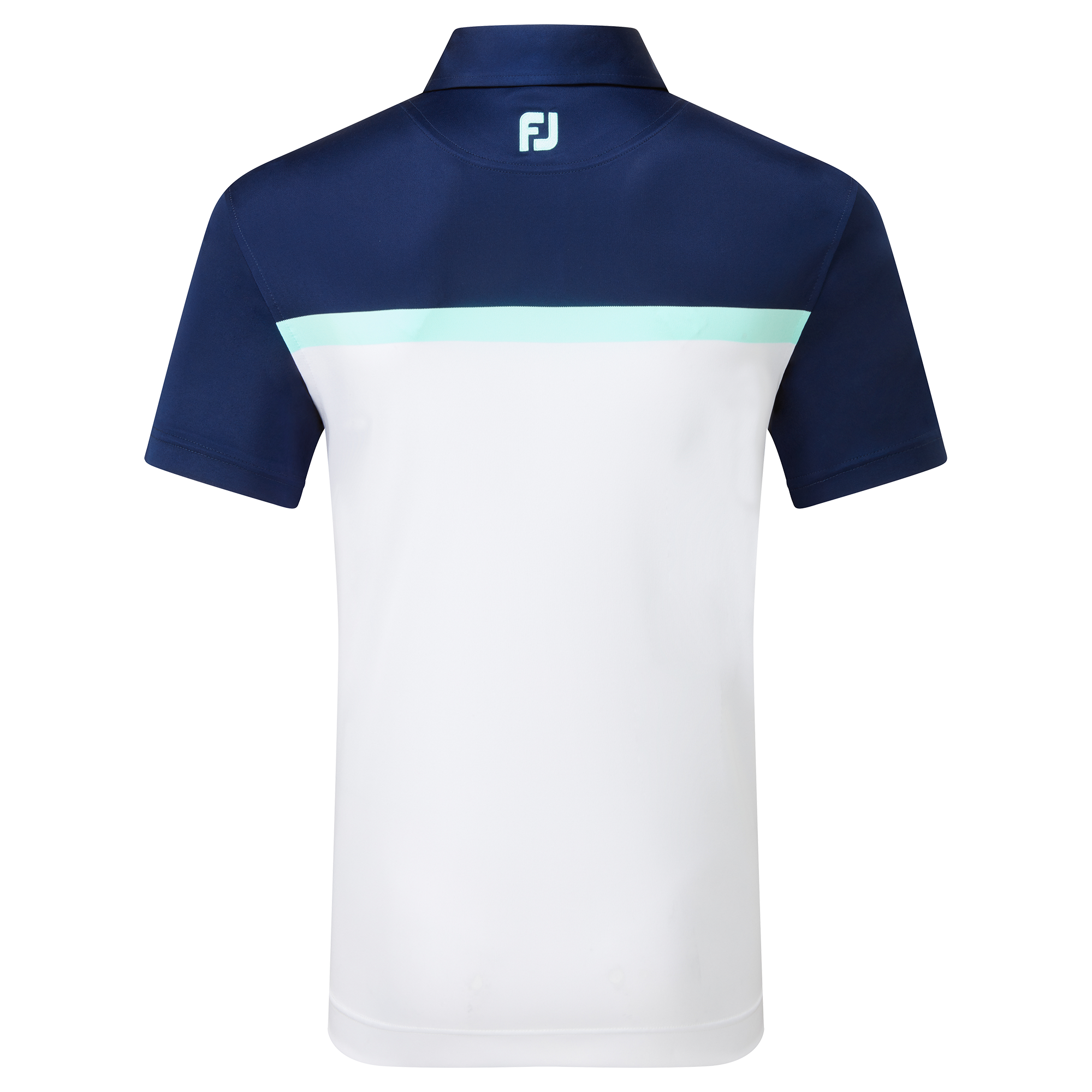 Polo Interlock avec blocs de couleurs