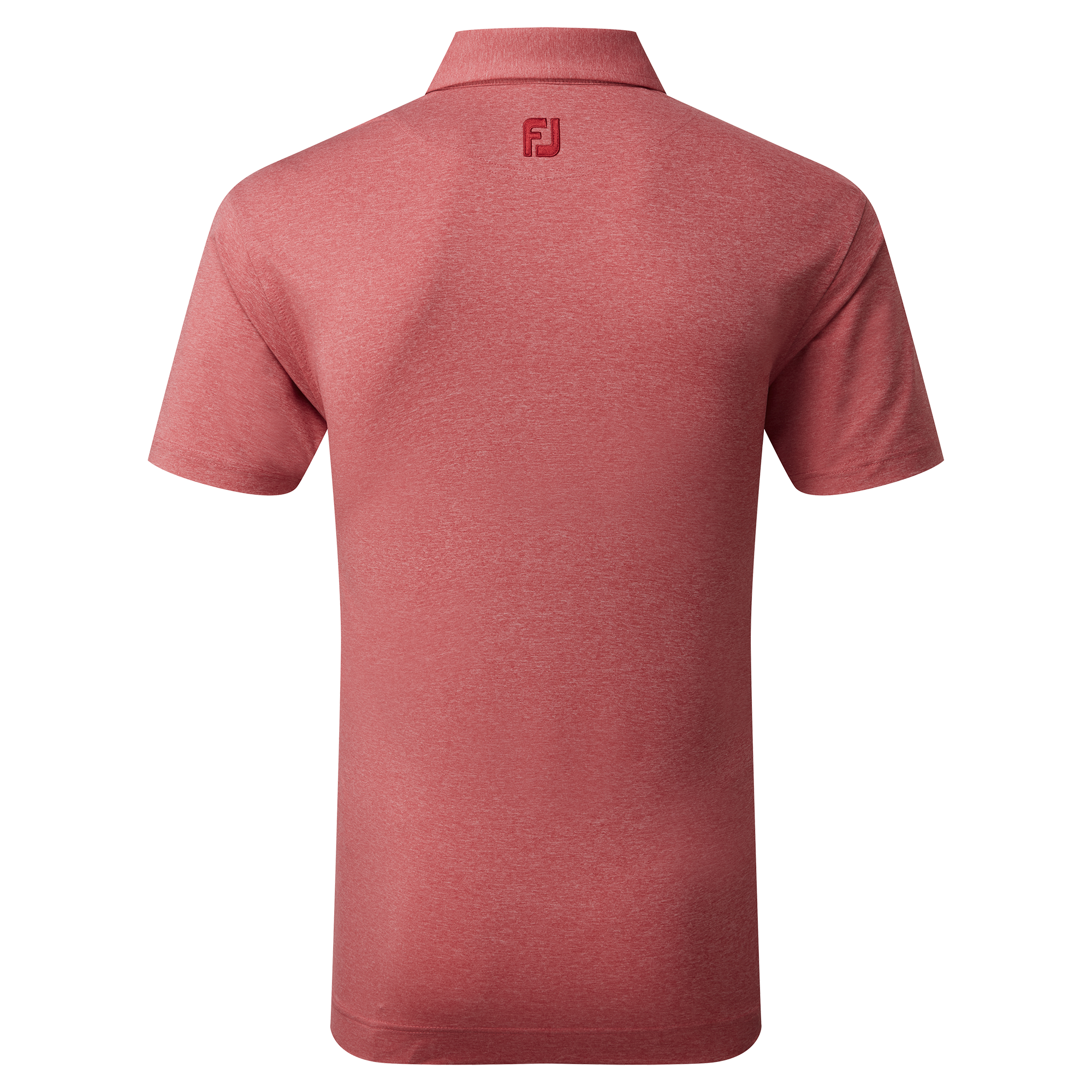 Polo chin&eacute; uni en fil d'Ecosse