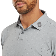 Polo piqué avec texture Tweed