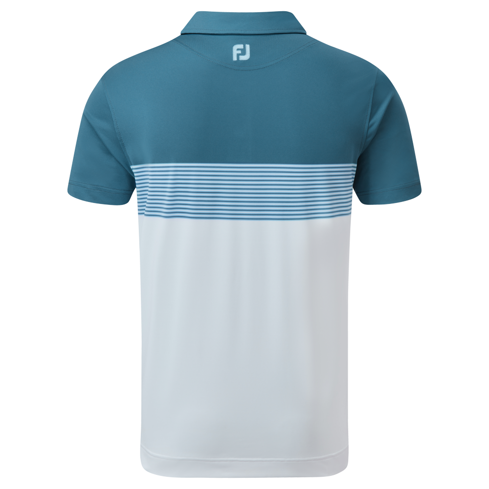 Polo Piqu&eacute; avec blocs de couleurs