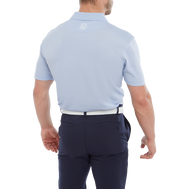 Polo Stretch Piqué uni avec col en tricot
