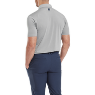 Polo en fil d'Ecosse imprimé points