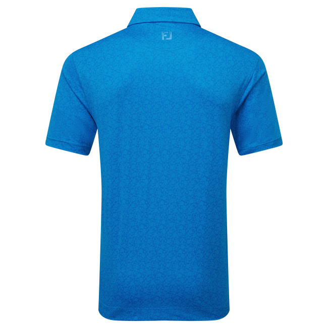 Polo en fil d'Ecosse impression florale