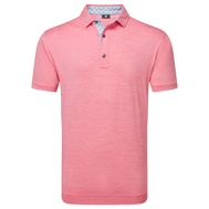 Polo en fil d'Ecosse impression chinée